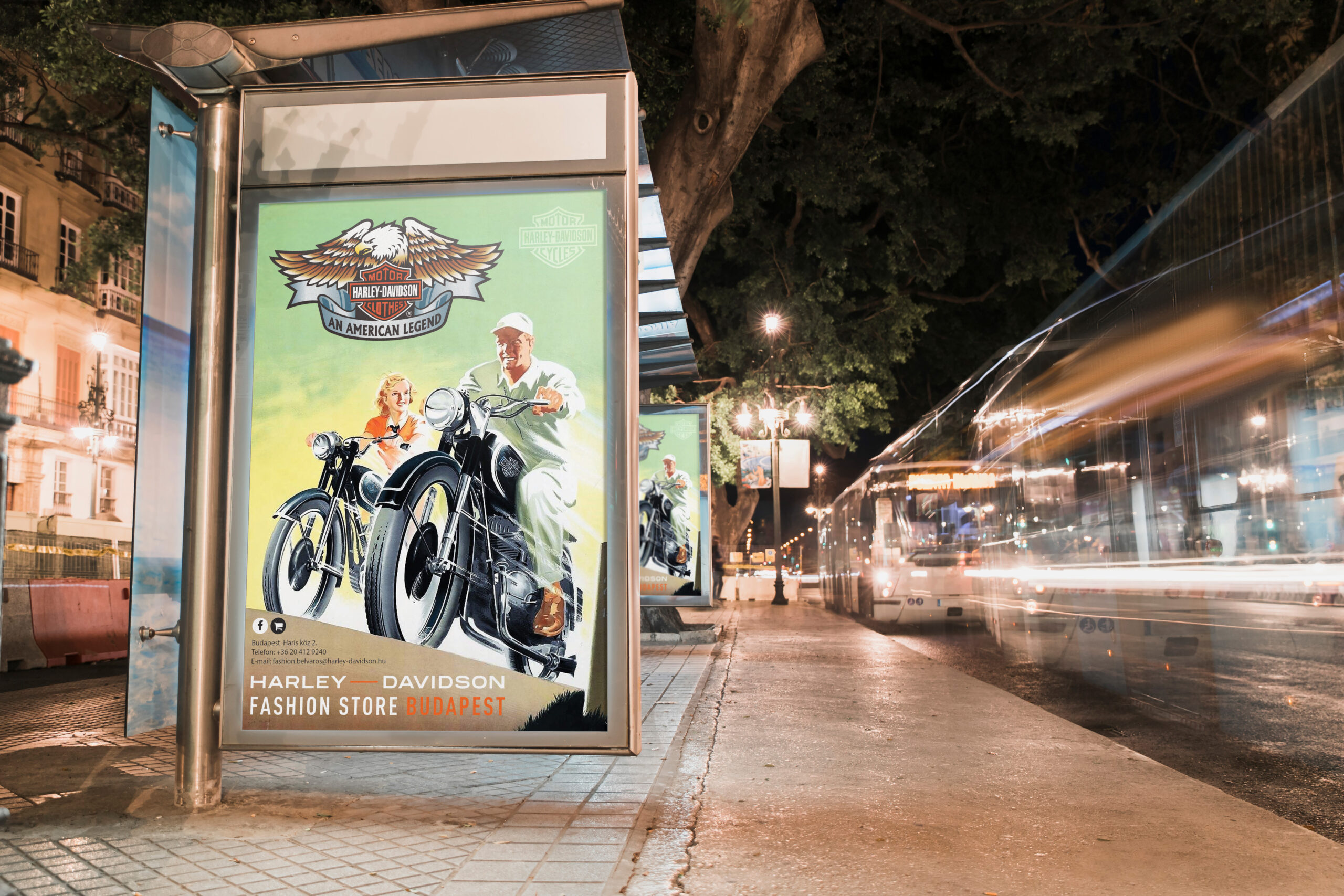 Harley old poster